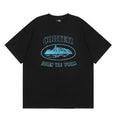 T-shirt trendy brand short-sleeve T-shirt collection, letter logo print